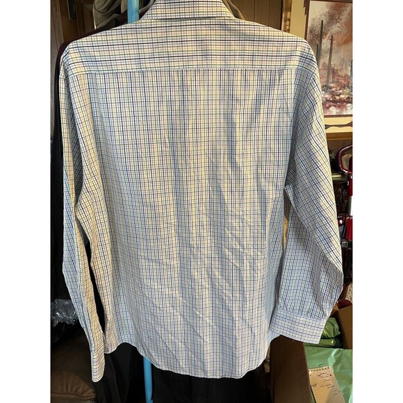 Barbour Shirt Men's XXL Plaid Check Button Up LS Regular Fit - Picture 4 of 8